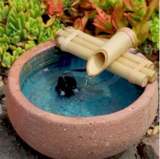 Bamboo Zen Mini-Pond Fountain