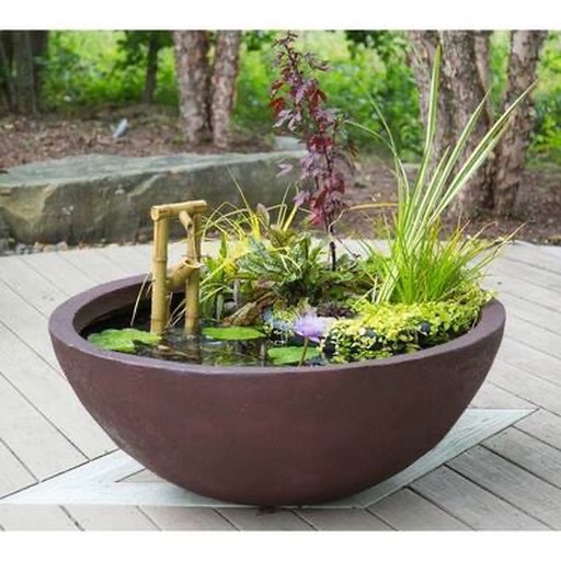 Large Patio Mini-Pond Container Water Garden